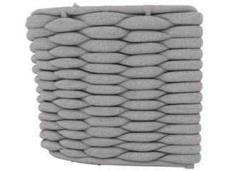 Bernhardt Exteriors Wailea White/Cream  Aluminum Cushion Lounge Chair