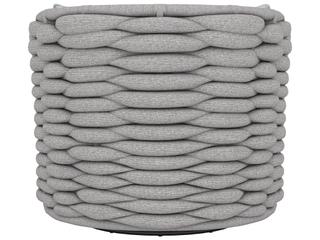 Bernhardt Exteriors Wailea White/Cream  Aluminum Cushion Lounge Chair