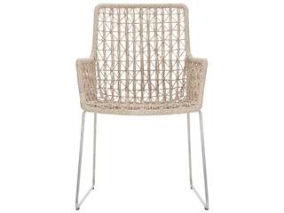 Bernhardt Exteriors Carmel Hazelnut Arm Outdoor Patio Dining Chair
