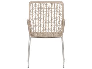 Bernhardt Exteriors Carmel Hazelnut Arm Outdoor Patio Dining Chair