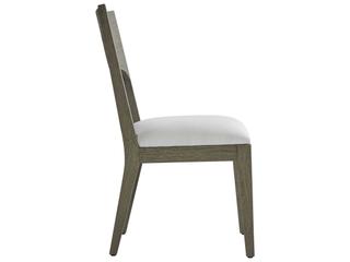 Bernhardt Exteriors Calais Weathered Teak Side Patio Dining Chair