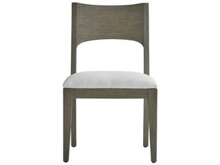 Bernhardt Exteriors Calais Weathered Teak Side Patio Dining Chair