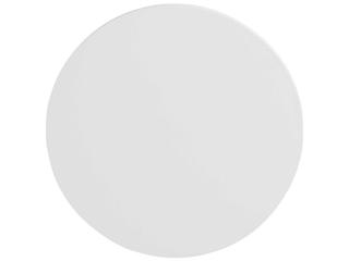 Bernhardt Exteriors Bone / Shiny Nickel Round Cyprus Patio End Table