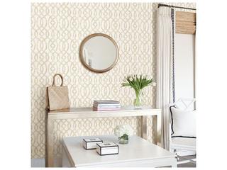 Brewster Home Fashions A-street Prints Ethereal Bronze Trellis Wallpaper