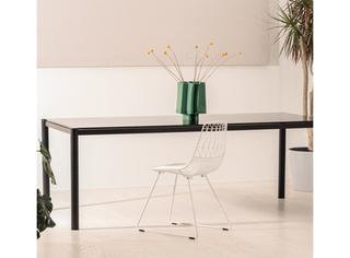 Bend Goods Outdoor Get-together Galvanized Iron Black 84"W x 38"D Rectangular Dining Table Dining Table