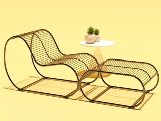 Bend Goods Outdoor Loop Patio Lounge Set