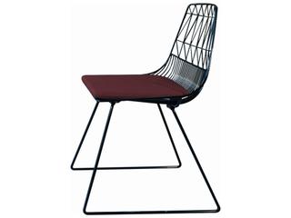 Bend Goods Outdoor Burgundy Chair Cushion for Lucy Chair | Lucy Bar Stool | Lucy Counter Stool | Ethel Chair | Farmhouse Lounge