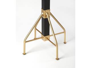 Butler Logan Square Rubbed Black Coat Rack with Umbrella Holder