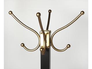 Butler Logan Square Rubbed Black Coat Rack with Umbrella Holder