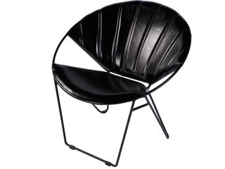 Butler Harlan Black Leather Accent Chair