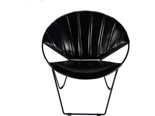 Butler Harlan Black Leather Accent Chair
