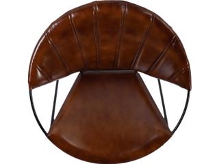 Butler Harlan Brown Leather Accent Chair