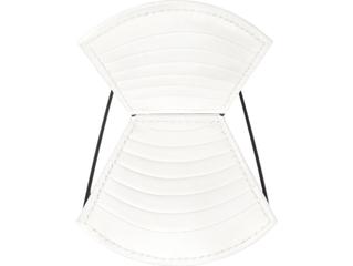 Butler Felix White Leather Accent Chair