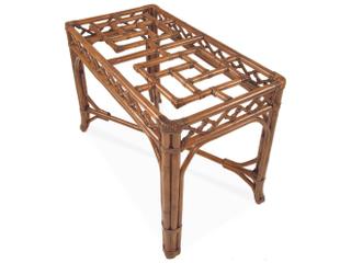 Braxton Culler Chippendale Rectangular Glass Dining Table