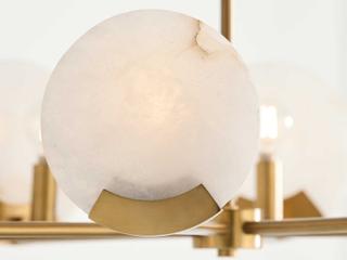 Capital Lighting Oriya 8-Light Aged Brass Round Chandelier