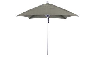 California Outdoor Umbrella Quick Ship Venture Series 6 Foot Square Market Aluminum Outdoor Umbrella with Push Lift System