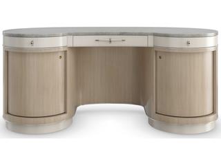 Caracole Classic Vanity Fair Poplar Wood Vanity Table