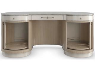 Caracole Classic Vanity Fair Poplar Wood Vanity Table