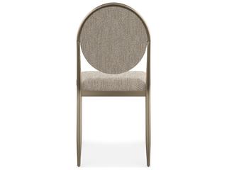 Caracole Modern Resort Capri Gray Upholstered Side Dining Chair