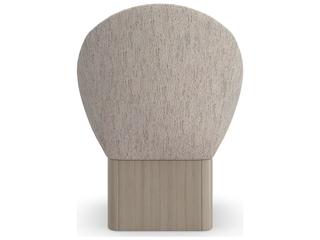 Caracole Modern Resort Palma Hardwood Gray Upholstered Side Dining Chair