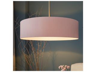 Canarm Evienne 3-Light Light Fixture in Brushed Nickel / Pink
