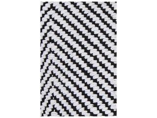 Chandra White Black Pillow