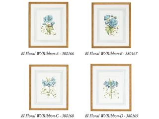 Chelsea House Bl Floral with Ribbon-C