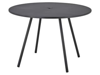 Area Lava Grey Aluminium Dining Table