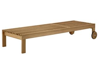 Cane Line Outdoor Amaze Teak Sunbed Chaise Lounge