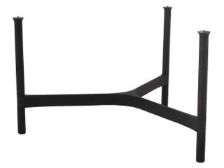 Twist Lava Grey Aluminium Coffee Table Base Large