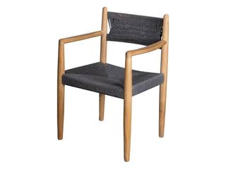 Royal Dark Grey Soft Rope Chair