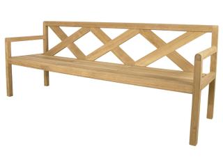 Cane Line Outdoor Grace Teak 3-Seater Bench