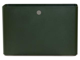 Cane Line Outdoor Grow Dark Green/Taupe Aluminium Planter Rect.