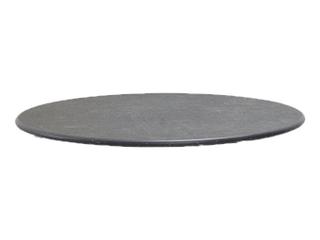 Table Top Fossil Black Ceramic Dia. 45 Cm