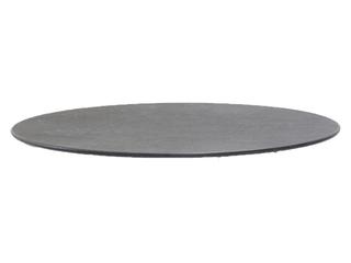 Table Top Fossil Black Ceramic Dia. 70 Cm