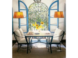 Century Outdoor Andalusia Aluminum Rectangular Dining Table