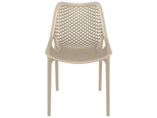 Compamia Air Taupe Polypropylene Resin Dining Chair