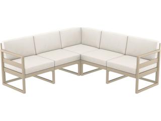 Compamia Mykonos Taupe Resin Cushion Lounge Set