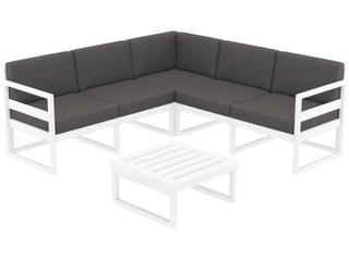 Compamia Mykonos White Resin Cushion Lounge Set