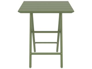 Compamia Helen Olive Green Polypropylene Square Bistro Table