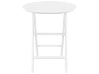 Compamia Helen White Polypropylene Round Bistro Table