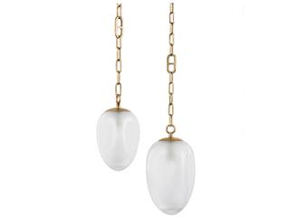 Corbett Lighting Daith 6-Light Vintage Brass Chandelier