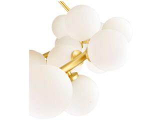 CWI Lighting Arya 25-Light Satin Gold Globe Chandelier
