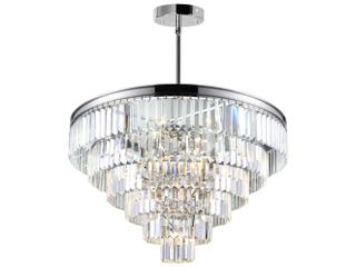 CWI Lighting Weiss 15-Light Chrome Tiered Chandelier