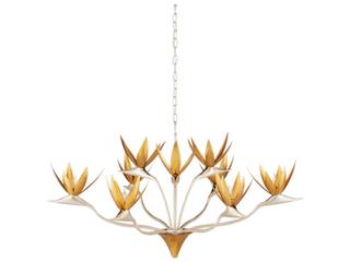 Luxecor Vistas 9-Light Gold Chandelier