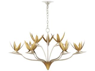 Luxecor Vistas 9-Light Gold Chandelier