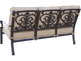 Darlee Outdoor Living Santa Barbara Antique Bronze Cast Aluminum Sofa