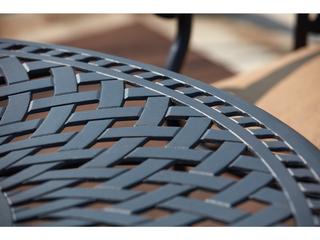 Darlee Outdoor Living Sedona Cast Aluminum 5-Piece Dining Set with Cushions and 48'' Round Dining Table