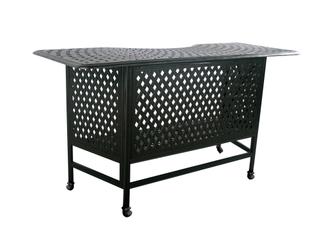 Darlee Outdoor Living Series 60 Antique Bronze Cast Aluminum 82 x 30 Party Bar