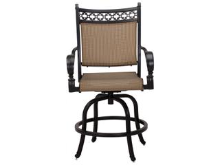 Darlee Outdoor Living Mountain View Cast Aluminum 9- Piece Counter Height Dining Set with Square Counter Height Dining Table in Antique Bronze